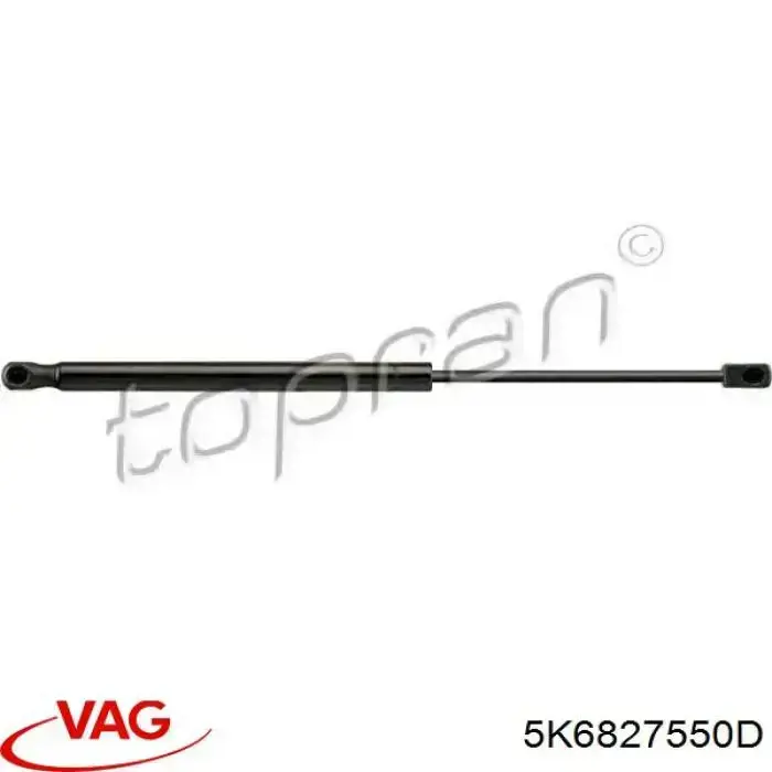 5K6827550D VAG Amortyzator klapy bagażnika (3/5 drzwi-tylnych)