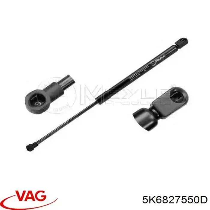 Amortyzator klapy bagażnika (3/5 drzwi-tylnych) VAG 5K6827550D cena, od 14,77 USD