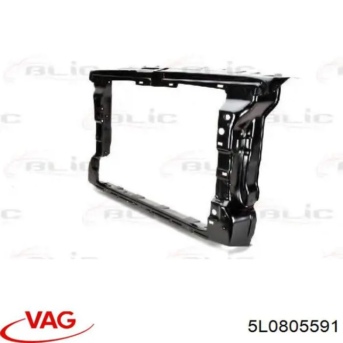 Osłona chłodnicy kompletna (panel mocowania reflektorów) VAG 5L0805591 cena, od 97,58 USD