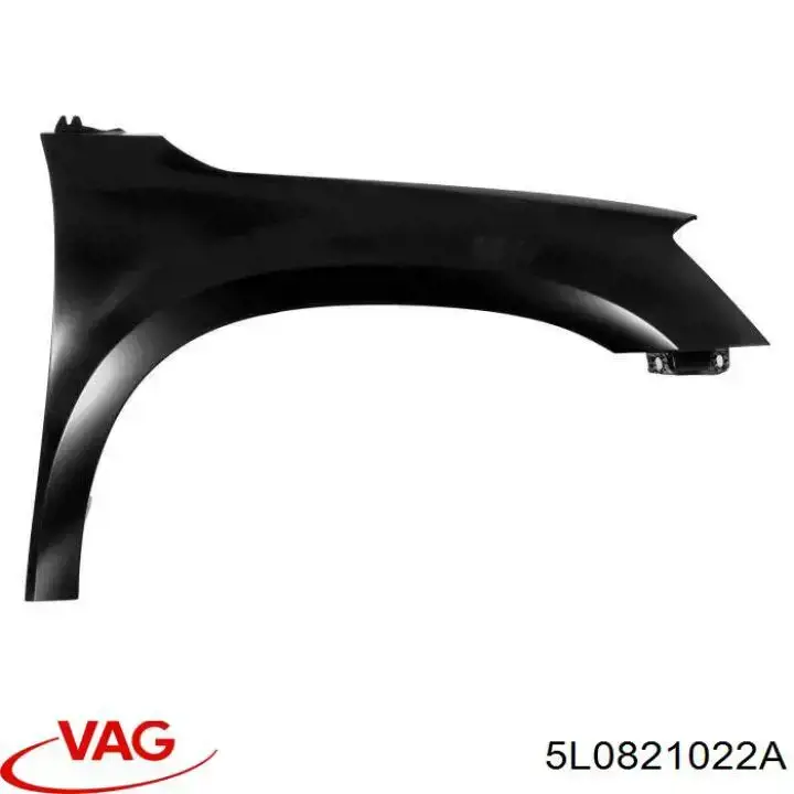 5L0821022A VAG Błotnik przedni prawy