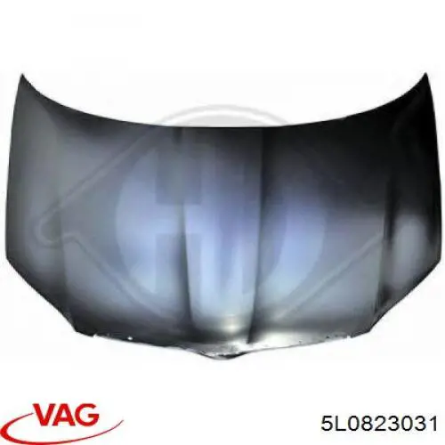 Do koszyka 5L0823031 VAG Maska silnika