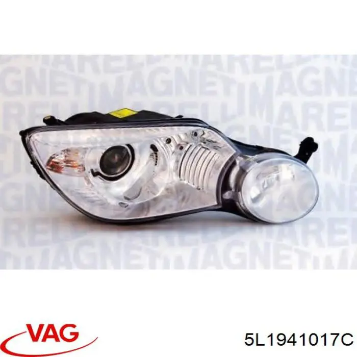 Reflektor lewy VAG 5L1941017C cena, od 493,25 USD