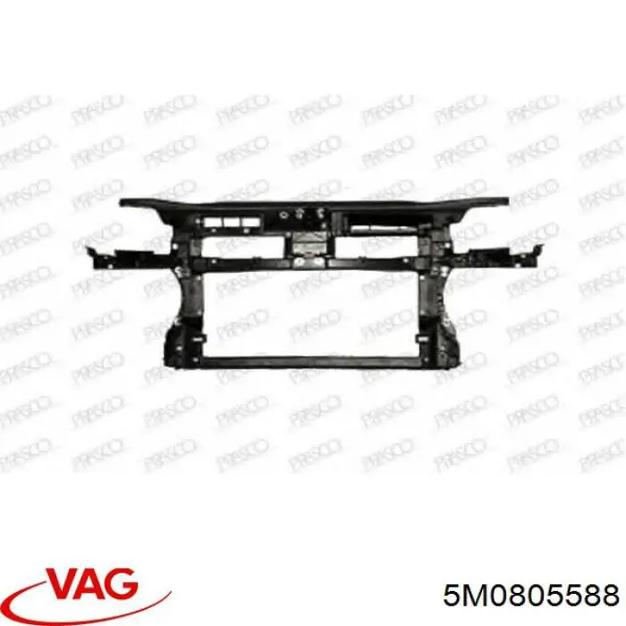 Osłona chłodnicy kompletna (panel mocowania reflektorów) VAG 5M0805588 cena, od 80,25 USD