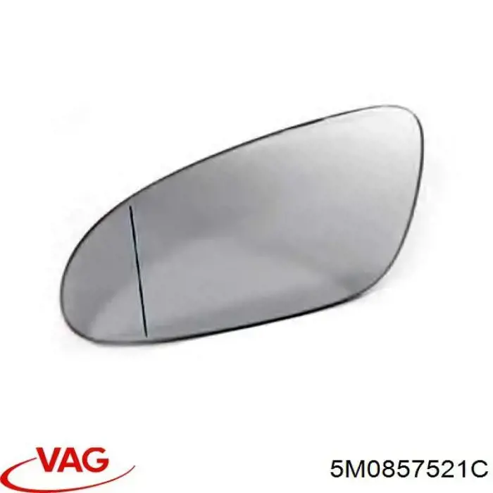 Wkład lusterka wstecznego lewego VAG 5M0857521C cena, od 16,60 USD