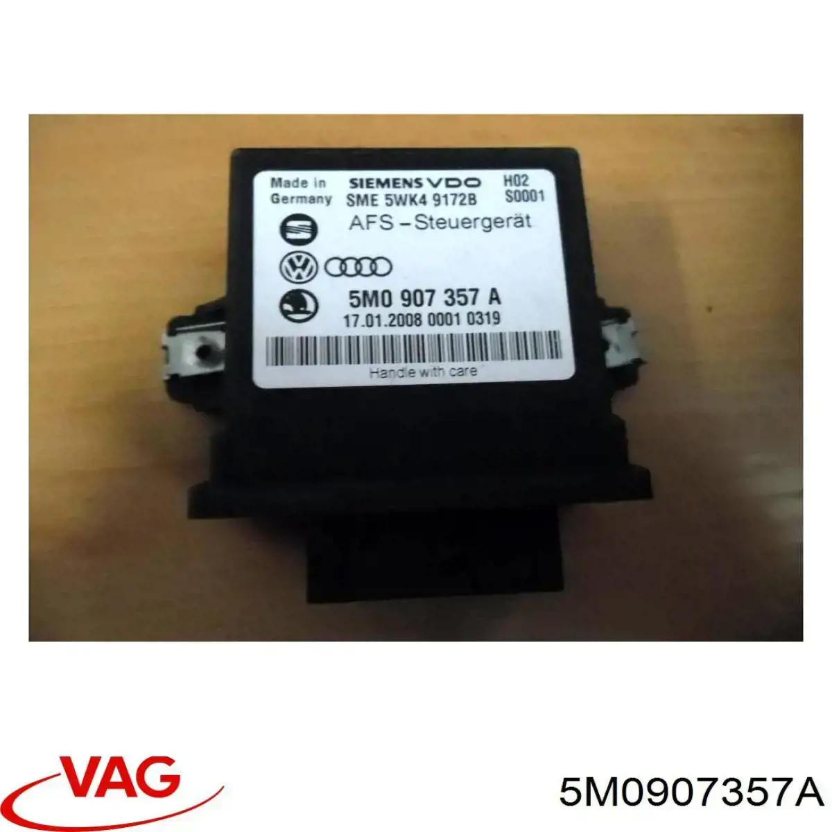 Sterownik oświetleniem adaptacyjnym VAG 5M0907357A cena, od 54,48 USD