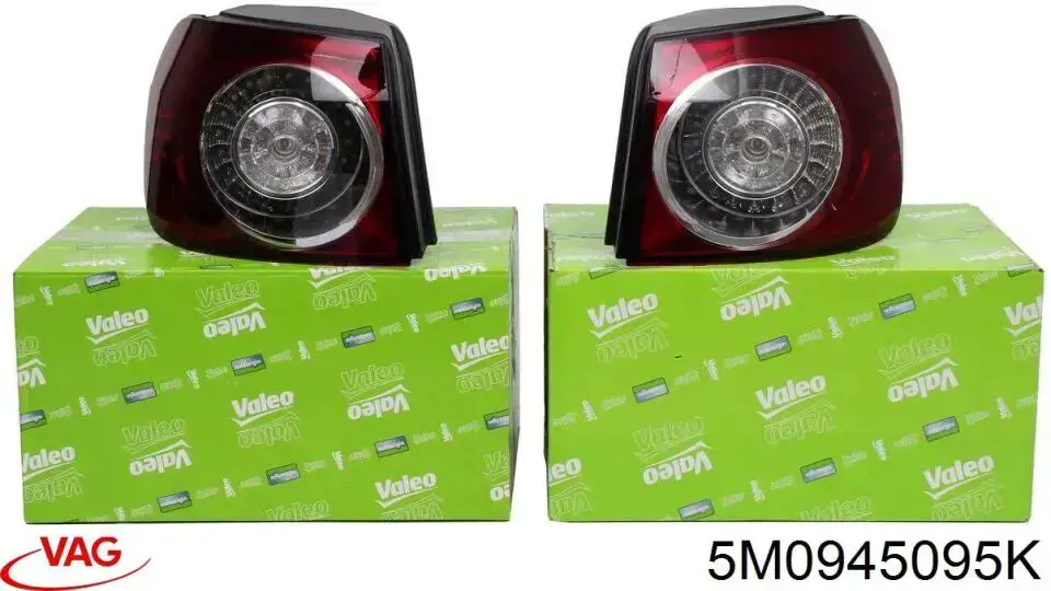 Do koszyka 5M0945095K VAG Lampa zespolona tylna lewa zewnętrzna
