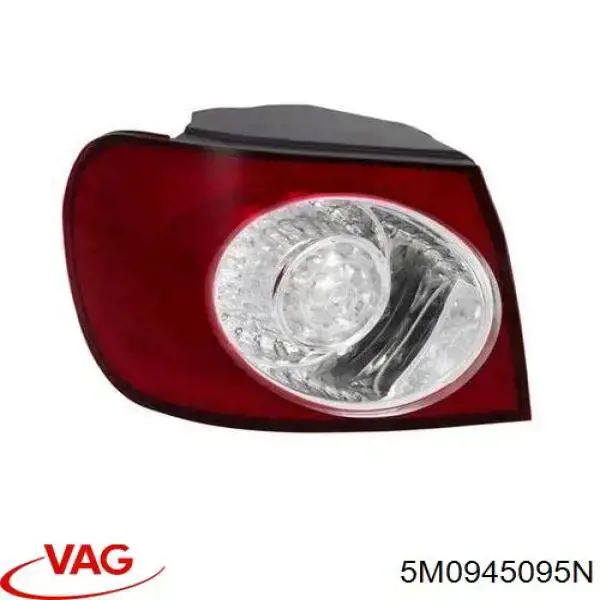 5M0945095N VAG Lampa zespolona tylna lewa zewnętrzna
