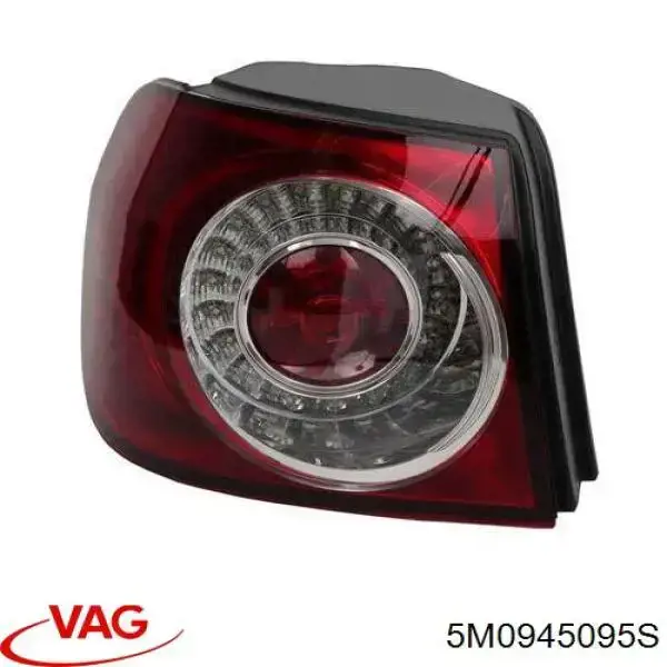 Do koszyka 5M0945095S VAG Lampa zespolona tylna lewa zewnętrzna
