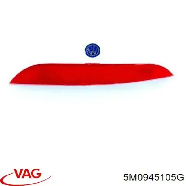 Lampa odblaskowa zderzaka tylnego lewa VAG 5M0945105G cena, od 45,21 USD