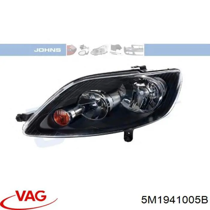 5M1941005B VAG Reflektor lewy