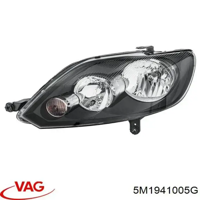 Do koszyka 5M1941005G VAG Reflektor lewy