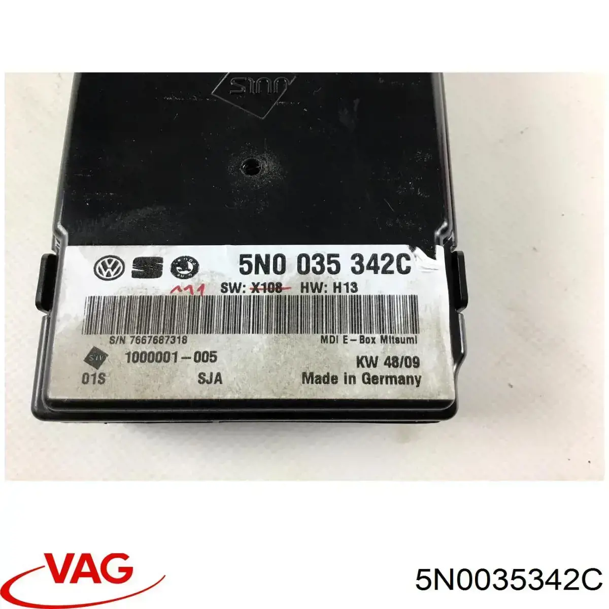 Do koszyka 5N0035342C VAG Blok sterowania multimedialny