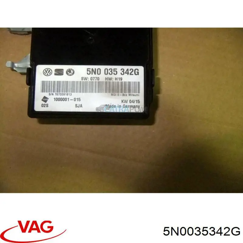 Do koszyka 5N0035342G VAG Blok sterowania multimedialny