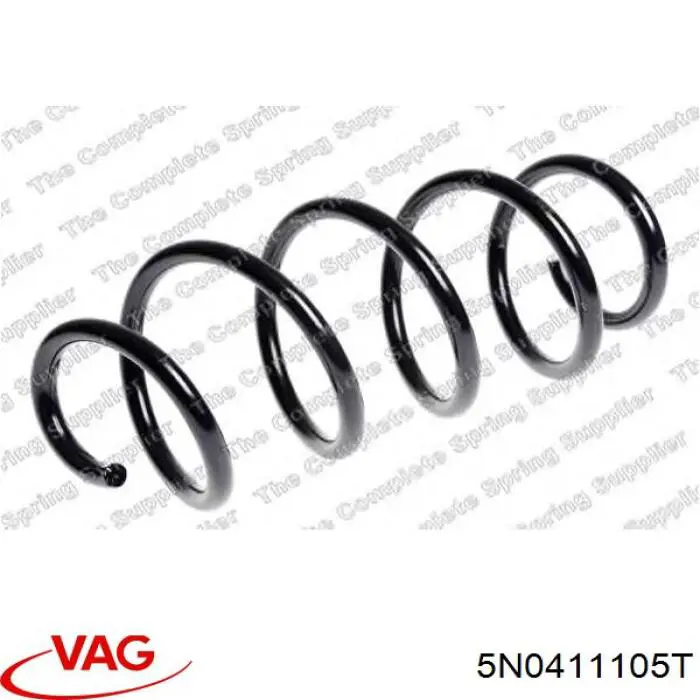 Sprężyna przednia VAG 5N0411105T cena, od 48,61 USD