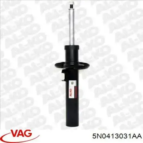 Do koszyka 5N0413031AA VAG Amortyzator przedni