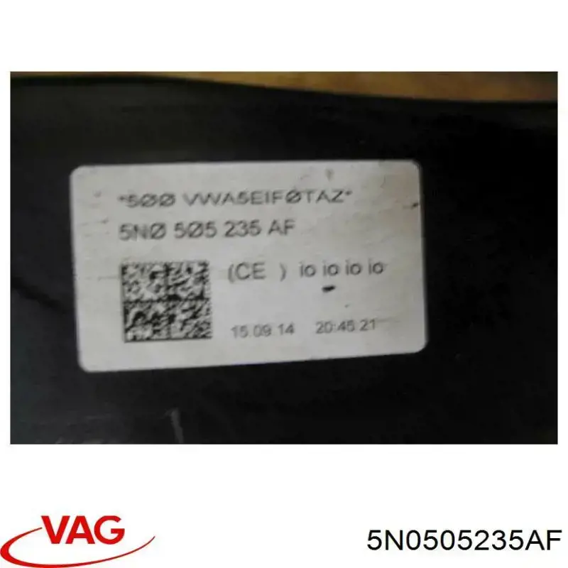 Korpus osi tylnej VAG 5N0505235AF cena, od 417,13 USD