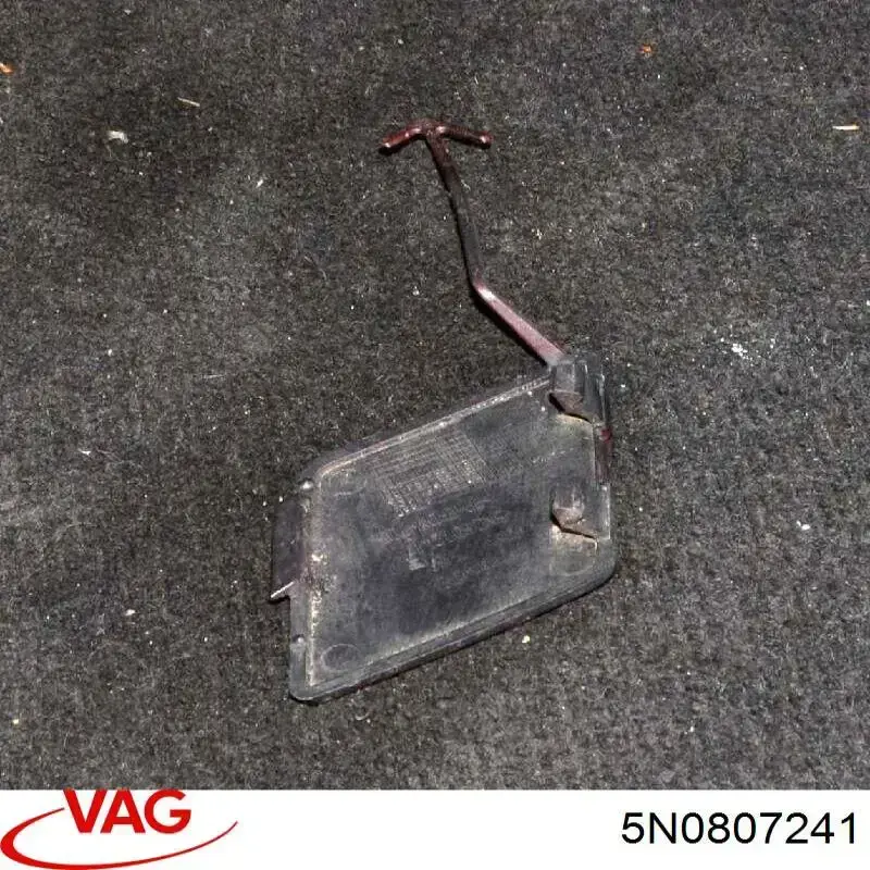 5N0807241 VAG Zaślepka haku holowniczego zderzaka przednia