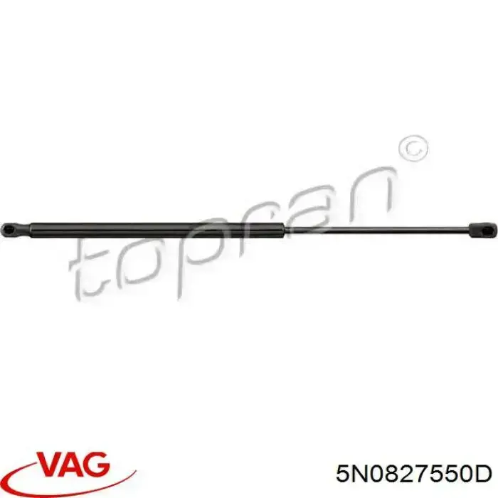 5N0827550D VAG Amortyzator klapy bagażnika (3/5 drzwi-tylnych)