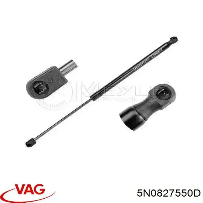 Amortyzator klapy bagażnika (3/5 drzwi-tylnych) VAG 5N0827550D cena, od 15,77 USD