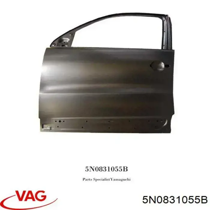 Do koszyka 5N0831055B VAG Drzwi przednie lewe