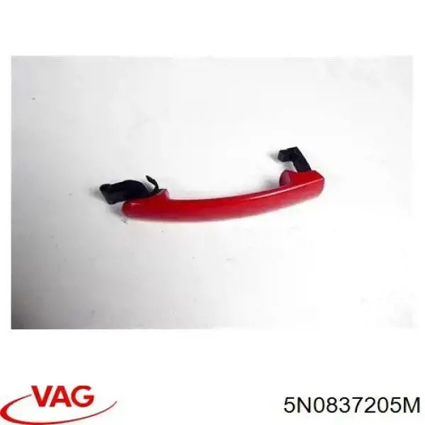 Klamka drzwi prawych przednia/tylna zewnętrzna VAG 5N0837205M cena, od 35,75 USD