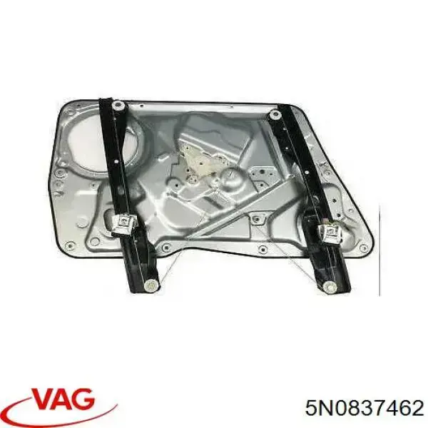 Do koszyka 5N0837462 VAG Mechanizm podnoszenia szyby drzwi przednich prawych