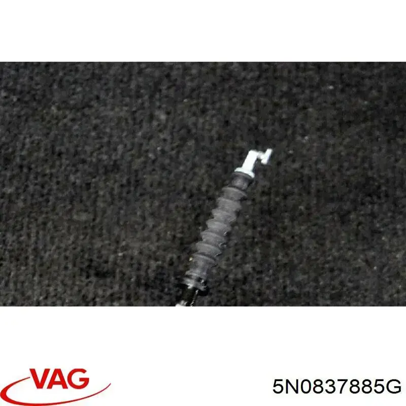 Do koszyka 5N0837885G VAG Pałąk zewnętrznej klamki drzwi przednich lewej