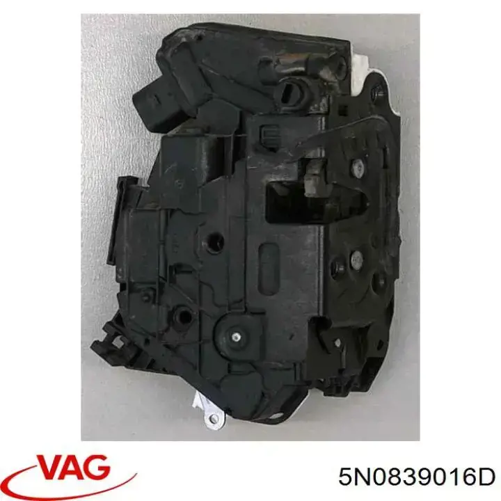 Do koszyka 5N0839016D VAG Zamek drzwi tylnych prawych