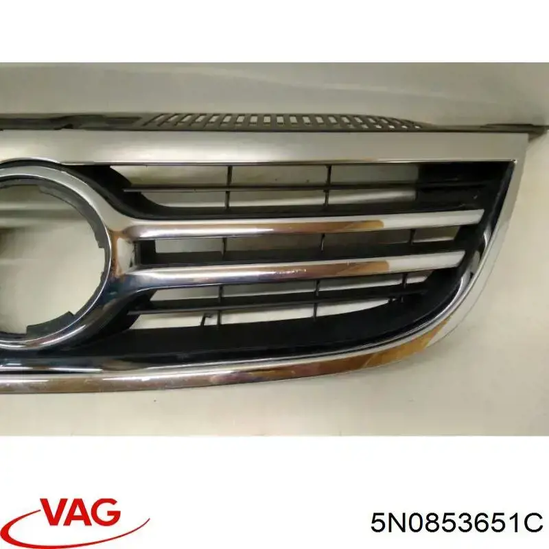 Do koszyka 5N0853651C VAG Atrapa chłodnicy