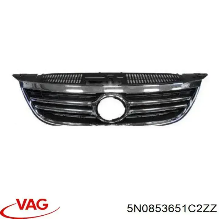 Atrapa chłodnicy VAG 5N0853651C2ZZ cena, od 133,89 USD