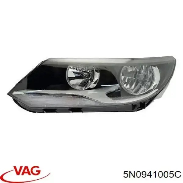 Do koszyka 5N0941005C VAG Reflektor lewy
