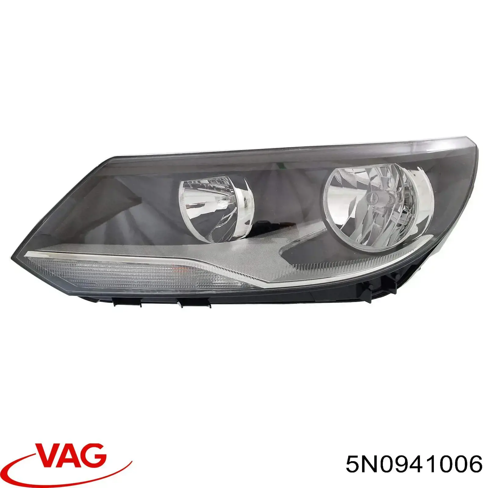 Do koszyka 5N0941006 VAG Reflektor prawy