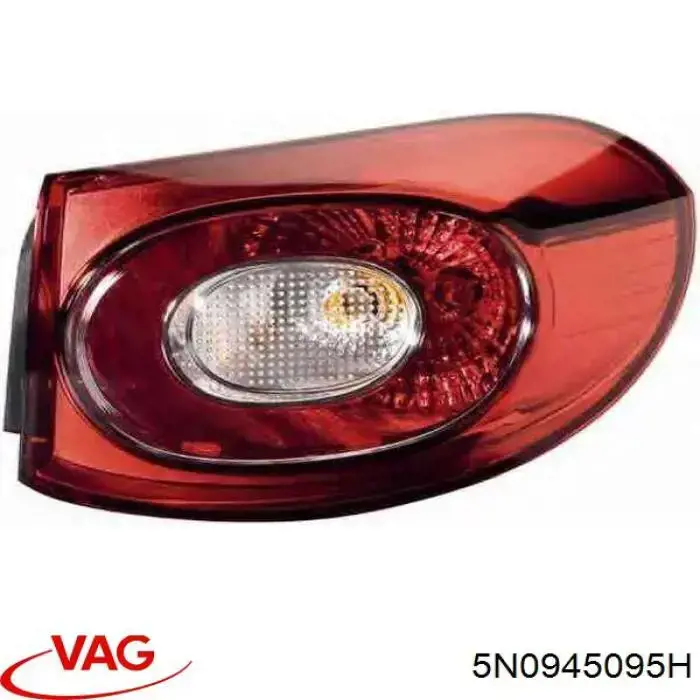5N0945095H VAG Lampa zespolona tylna lewa zewnętrzna
