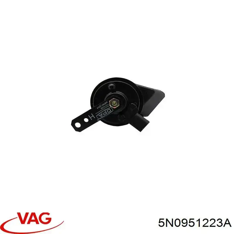 Sygnał dźwiękowy (klakson) VAG 5N0951223A cena, od 21,21 USD