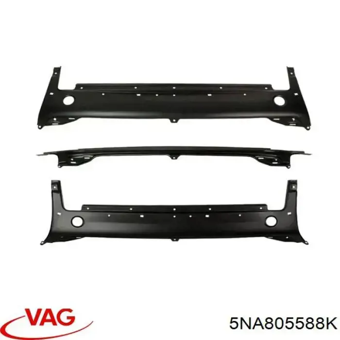 5NA805588K VAG Osłona chłodnicy kompletna (panel mocowania reflektorów)