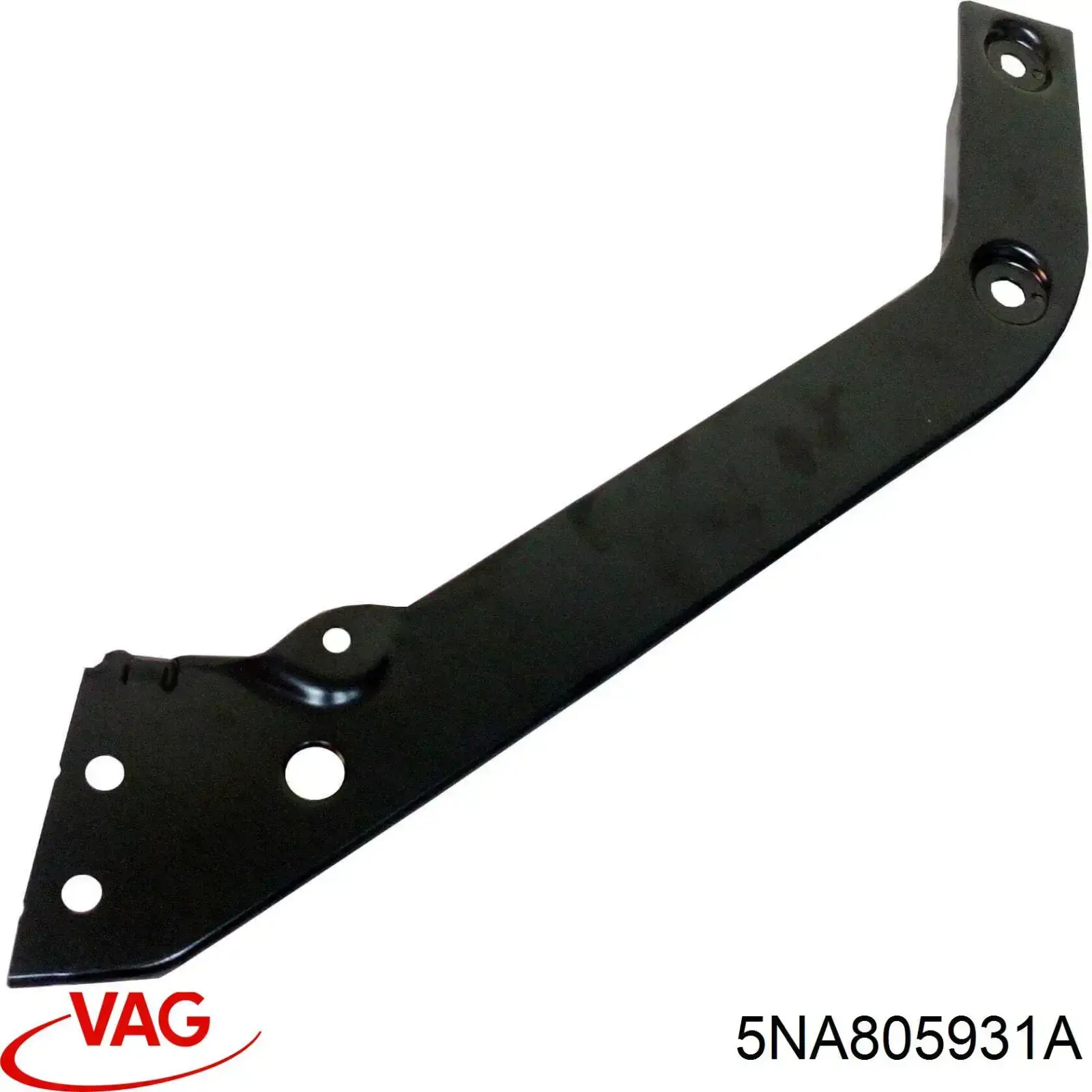 Do koszyka 5NA805931A VAG Wspornik chłodnicy górny lewy