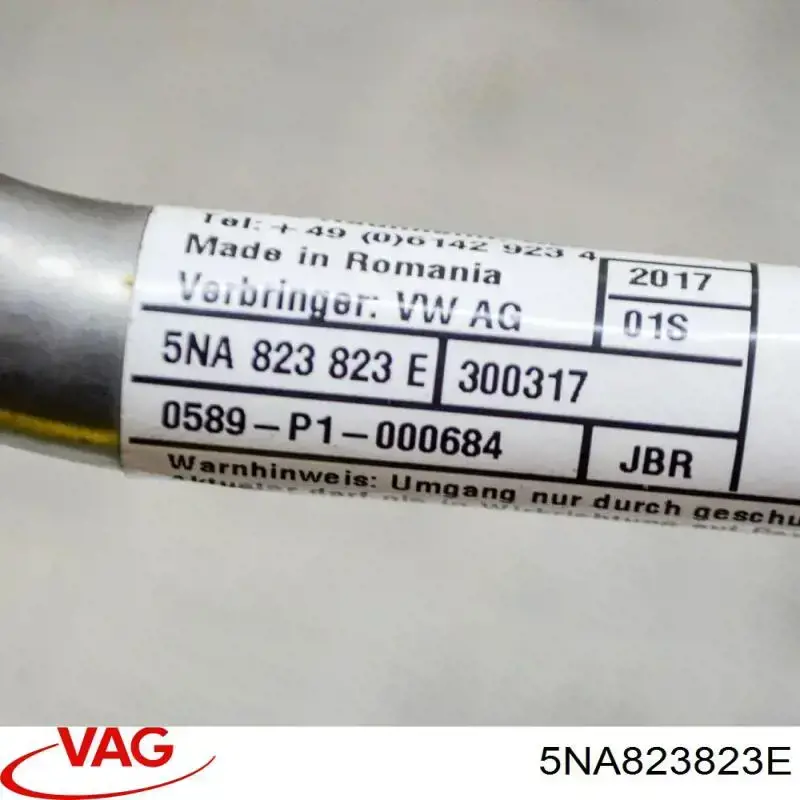 Pirotechniczny zaczep zawiasu maski VAG 5NA823823E cena, od 136,73 USD