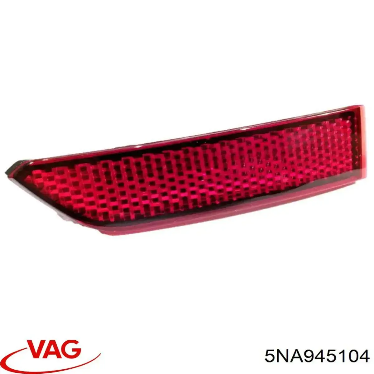 5NA945104 VAG Lampa odblaskowa zderzaka tylnego prawa