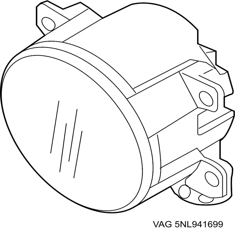Lampa przeciwmgielna lewa VAG 5NL941699 cena, od 53,50 USD