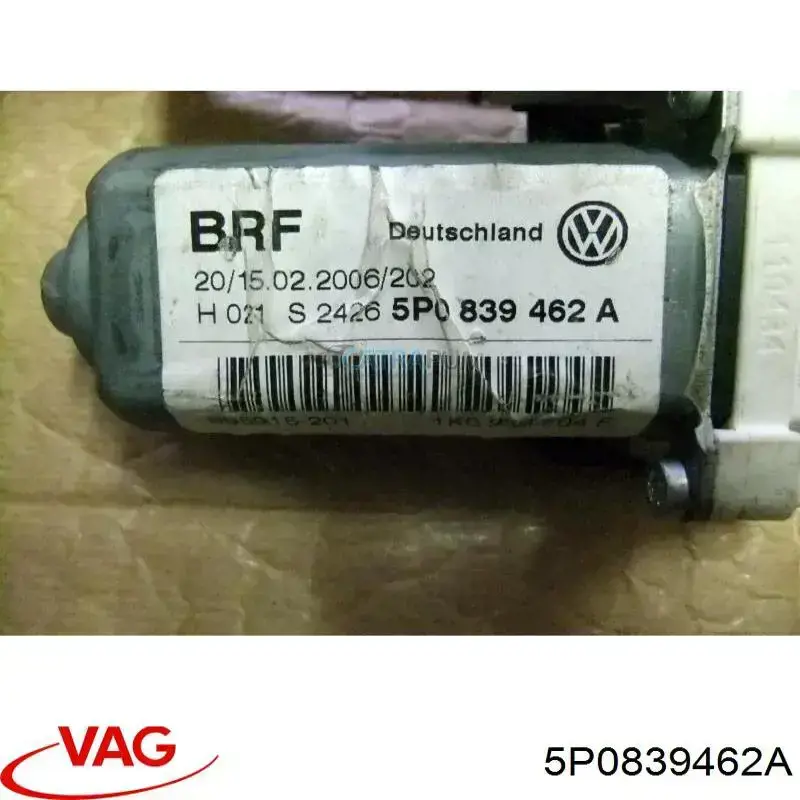 Mechanizm podnoszenia szyby drzwi tylnych prawych VAG 5P0839462A cena, od 51,32 USD