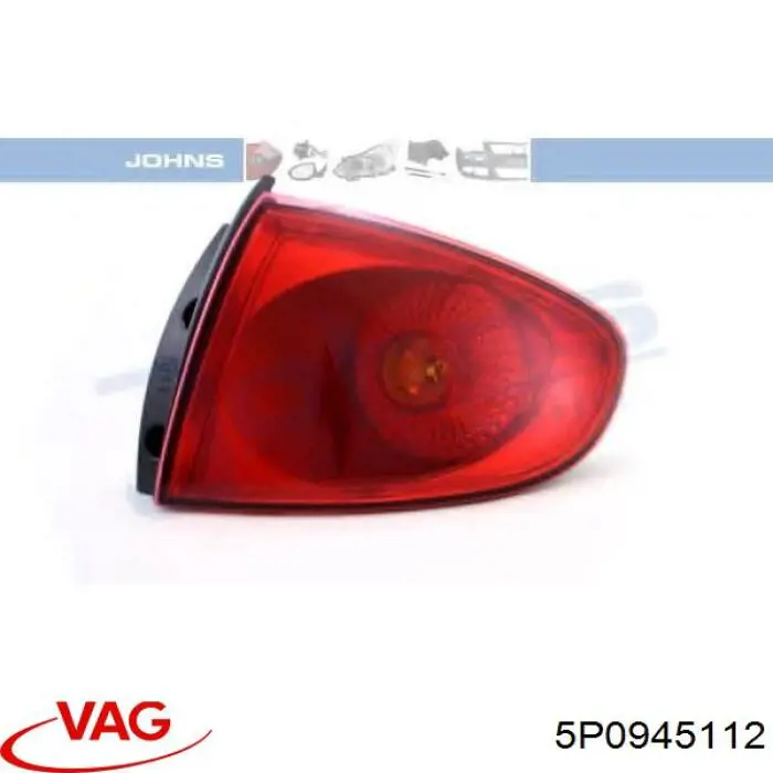 5P0945112 VAG lampa zespolona tylna prawa