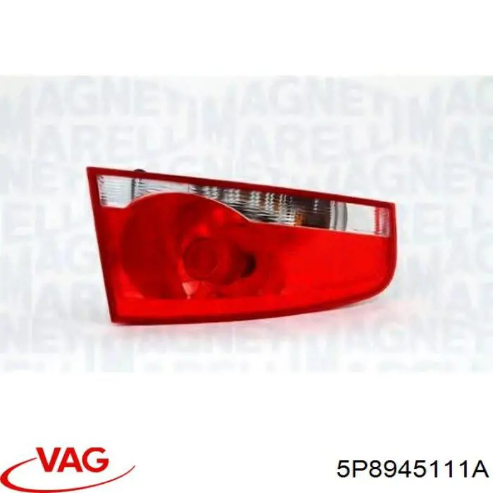 Lampa zespolona tylna lewa zewnętrzna VAG 5P8945111A cena, od 112,37 USD