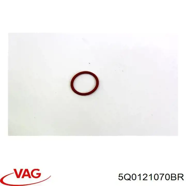 5Q0121070BR VAG Przewód (króciec) układu chłodzenia