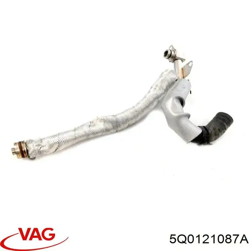 5Q0121087A VAG Kołnierz układu chłodzenia (trójnik)