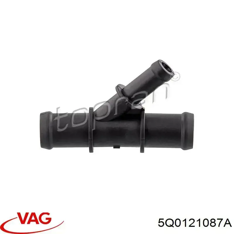 Do koszyka 5Q0121087A VAG Kołnierz układu chłodzenia (trójnik)