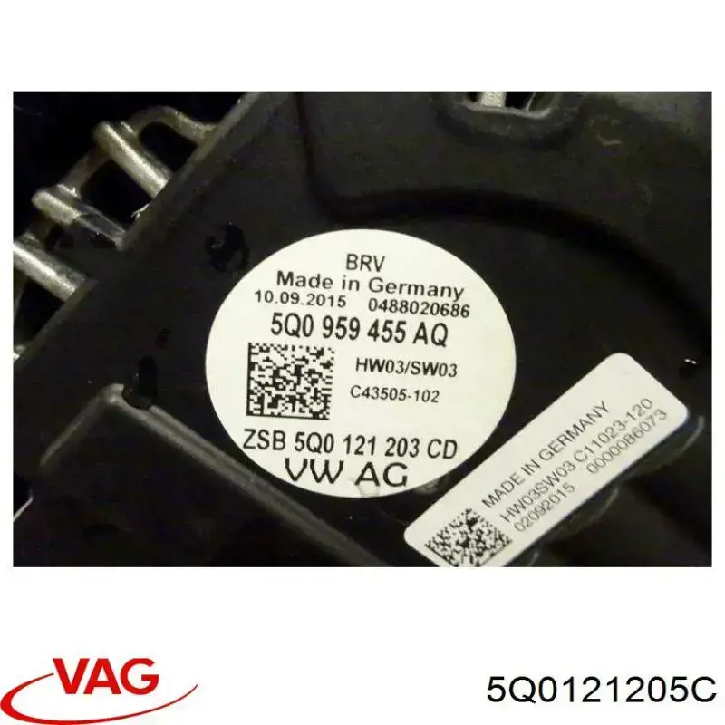 5Q0121205C VAG Dyfuzor chłodnicy