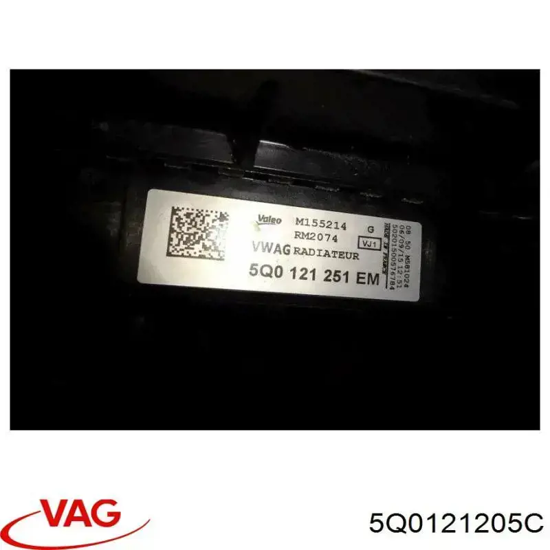 Dyfuzor chłodnicy VAG 5Q0121205C cena, od 22,63 USD