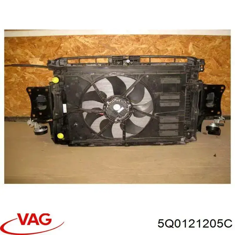 Do koszyka 5Q0121205C VAG Dyfuzor chłodnicy