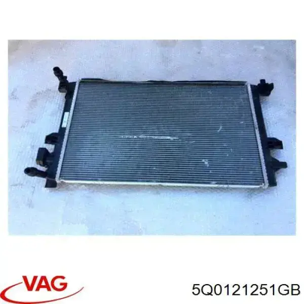 5Q0121251GB VAG Chłodnica silnika dodatkowa