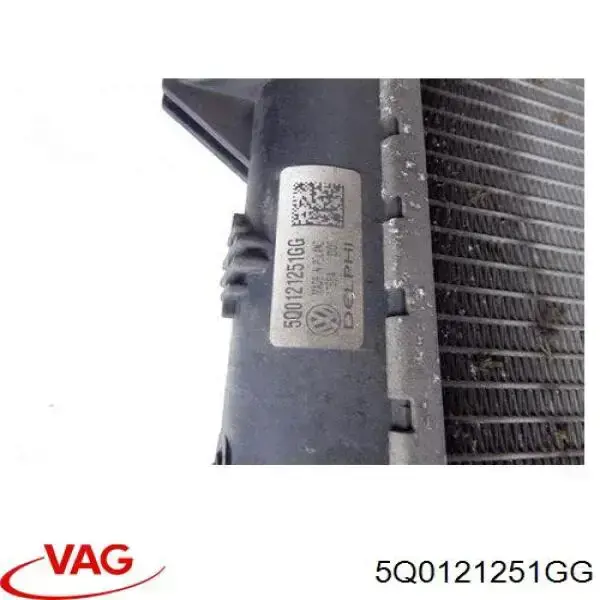 5Q0121251GG VAG Chłodnica silnika